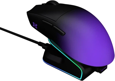 Компьютерная мышь Hator Hellyberry HM47 Pro Wireless Беспроводная Черно-фиолетовая (HM47 Pro)