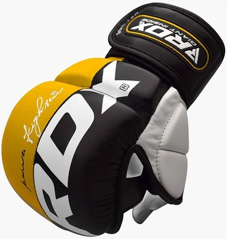 Перчатки RDX Grappling Gloves Rex T6 Plus Orange/Black GGR-T6Y XL