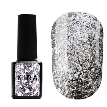 Гель-лак Kira Nails Shine Bright №001, 6 мл