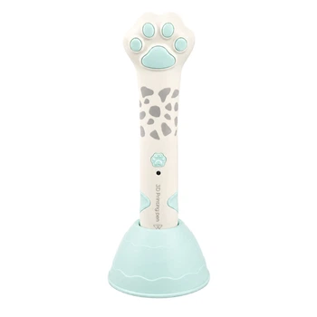Набор для творчества 3D ручка "Лапка" Bambi XJ01-2(Blue) пластик 3 цветов