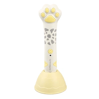 Набор для творчества 3D ручка "Лапка" Bambi XJ01-2(Yellow) пластик 3 цветов