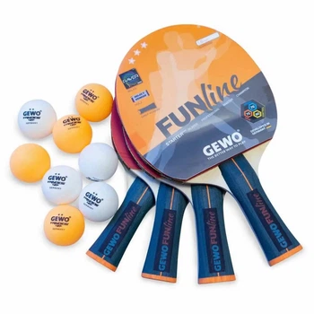 Набор для настольного тенниса Family and Friends Gewo 931052, 4 Bats 8 Balls (97010000)