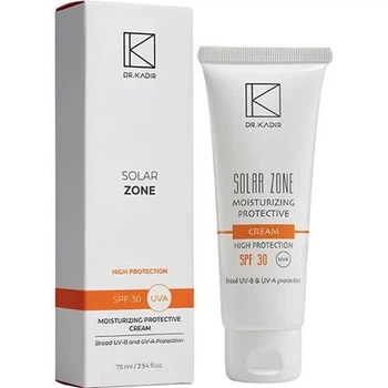 Зволожувальний сонцезахисний крем Solar Zone Moisturizing Protective Cream SPF30+ Dr. Kadir 75 мл