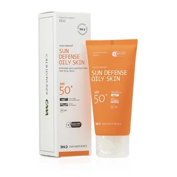 Крем сонцезахисний для жирної шкіри з матуючим ефектом Sun Defense Oily Skin Spf50 INNO-DERMA 60 мл