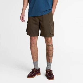 Шорты мужские Timberland Cotton Linen Utility Leaf Green L коричневые (TB0A6EYN288)