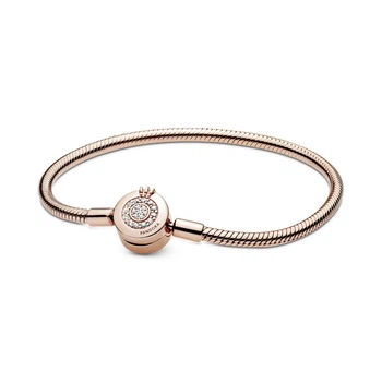 Срібний браслет Пандора Сяюча корона O Pandora 589046C01 (18)