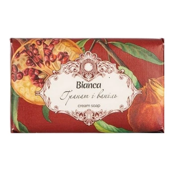 Крем-мыло твердое косметическое Bianca, Гранат ваниль, 200 г - 518225