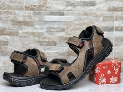 Сандалии мужские кожаные Merrell Sandspur Leather Sport Camel 45