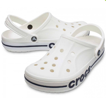 Крокси для дівчаток з надписом crocs білі 37