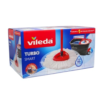 Набір для прибирання Vileda Turbo Smart Відро + швабра з віджимом
