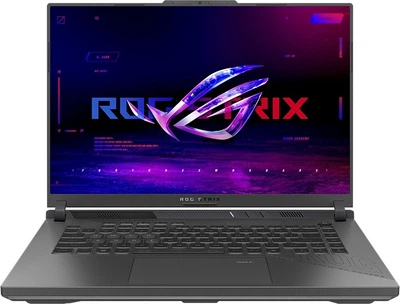Ноутбук ASUS ROG Strix G16 (2025) G614PR-RV033 (90NR0NJ7-M005Y0) Eclipse Gray / 16" IPS WUXGA 165 Гц / AMD Ryzen 9 8940HX / RAM 32 ГБ / SSD 1 ТБ / nVidia RTX 5070 Ti, 12 ГБ (TDP 140 Вт)