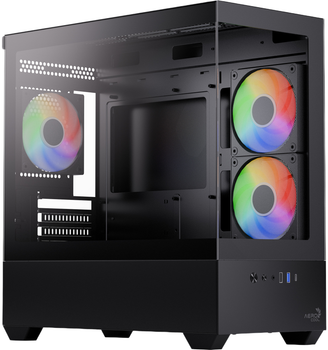 Корпус AeroCool P300D-G-BK-v1 Black (4711530963791)