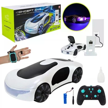 Машинка на радіокеруванні Star Toys Concept Car CV-E600-2 23 см з браслетом керування, зарядною станцією, парою, світлом і музикою