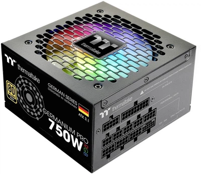 Zasilacz Thermaltake Thermaltake Germanium Pro RGB 750W Gold (TPD-750AH2FXG-3)
