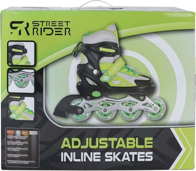 Wrotki Street Rider 29 - 32 Zielono-Czarny (8713219545928)