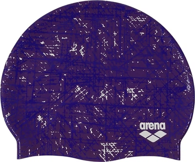 Шапочка для плавания Arena PRINT 2 1E368-275 One Size Фиолетовая (3468337644002)