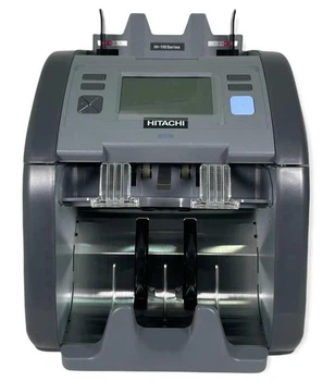 Счётчик банкнот Magner 165F HITACHI iH-110 профессиональный сортировщик валют с проверкой подлинности 2022-2023, Мультивалютный, с автоматическим стартом подсчёта, Б/У