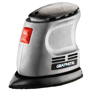 Вибрационная шлифовальная машина Delta GRAPHITE 59G335, 105 Вт, треугольная подошва, для шлифования углов