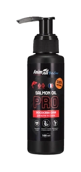 Лососева олія AnimAll VetLine PRO для котів і собак у флаконі 100 мл