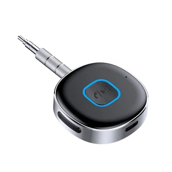 Міні-адаптер Bluetooth 5.0 AUX для автомобіля та домашньої стереосистеми з підтримкою дзвінків 16 годин відтворення