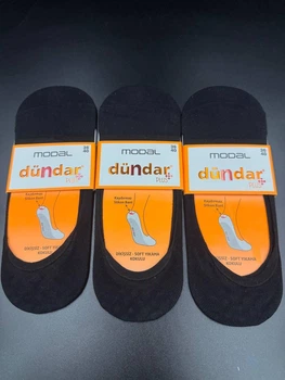 Підслідники Dundar Plus Unisex Modal Babet чорні р.36-40 набір 3 пари (арт.6913)