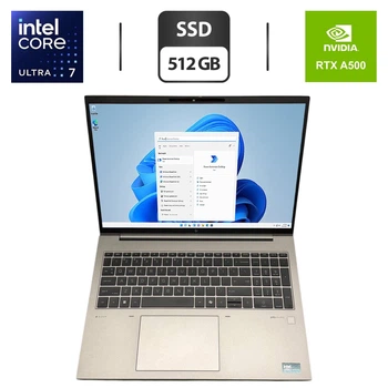 Мобильная рабочая станция HP ZBook FireFly 16 G11 / 16" (1920x1200) IPS / Intel Core Ultra 7 165H (16 (22) ядер по 1.4 - 5.0 GHz) / 16 GB DDR5 / 512 GB SSD / nVidia RTX 500 Ada, 4 GB GDDR6, 64-bit / WebCam б/у