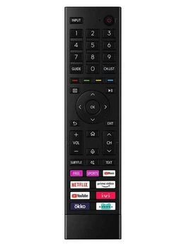 Пульт для телевизора Hisense ERF3E80H IR без голосового поиска (3676)
