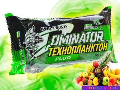 Технопланктон Prof Montazh DOMINATOR FLUORO 2х90г Tutti-Frutti