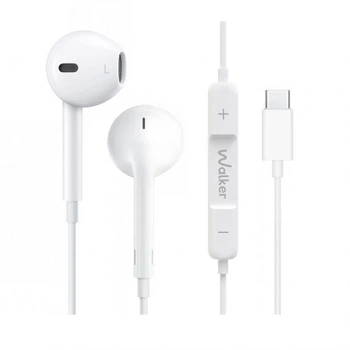 Навушники WALKER i920 Type-C (Universal IC) white