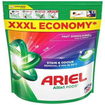 Капсули для прання Ariel Color для кольорової білизни, 50 шт