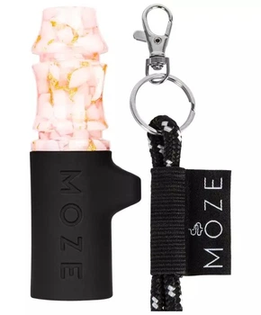 Персональный мундштук для кальяна Moze Tip Gold Line - Pink Reuseable Mouthtip