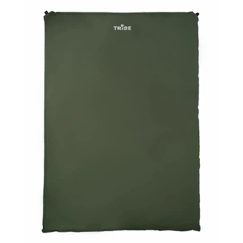 Коврик двухместный самонадувающийся 200×130×5 см Tribe Comfort (T-BB-0015-green)
