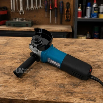 Шлифмашина угловая Angle Grinder 710 Вт 4.5 дюйма, сетевая УШМ для резки и шлифовки, электроболгарка для металла и труб с боковой ручкой и защитным кожухом для дома и строительных работ, SH-720