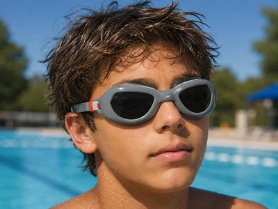 Окуляри для плавання Speedo Junior Sprinter - сірі, 6-14 років