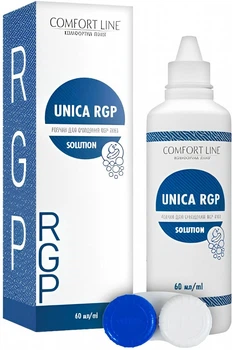 Раствор многоцелевой Comfort Line Unica RGP solution для жестких контактных линз 60 мл (8431306086740)