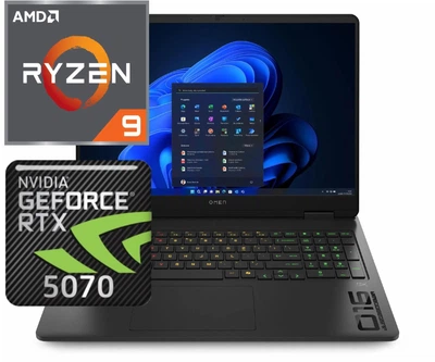 Ноутбук (2026) HP Omen 16 Ryzen AI 9-365/ 16GB/ 512GB/ RTX5070 / 16" 144Hz