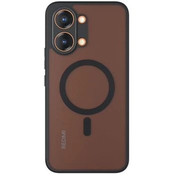 Защитный чехол Deexe Matte Skin with MagSafe для Xiaomi Poco X8 Pro Max - Black