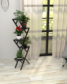 Підставка для квітів в стилі лофт EcoLoft Еллара DSP-1463-5 Чорний