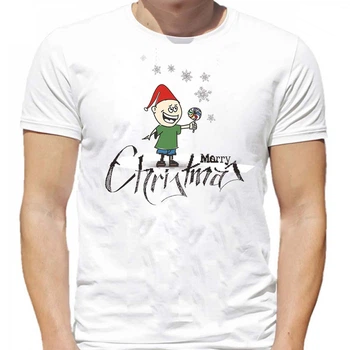 Футболка LOYS гном Merry Christmas LO06058 goodreclama Білий XL