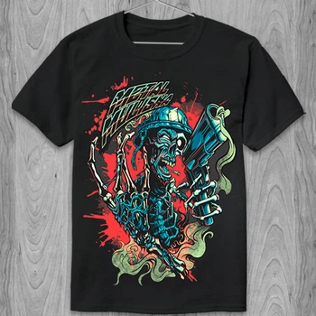 Футболка LOYS Череп (Crazy skull) LO06826 goodreclama Чорний XXL
