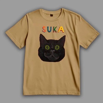 Футболка LOYS Матюкливий котик Suka LO11227 goodreclama Пісочний (Sand) M