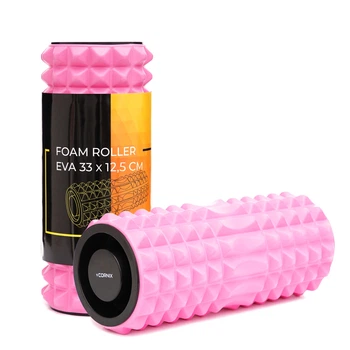 Массажный ролик Cornix EVA 33 x 12.5 см (валик, роллер) XR-0339 Pink