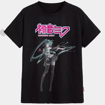 Футболка LOYS чоловіча Vocaloid Хацуне Міку LO09078 goodreclama Чорний XS