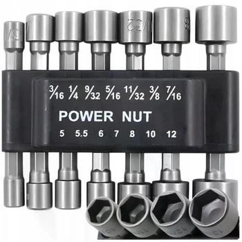 Набор насадок для шуруповерта 14 шт HEX 1/4″ ключи головки CrV в кейсе XJ5872
