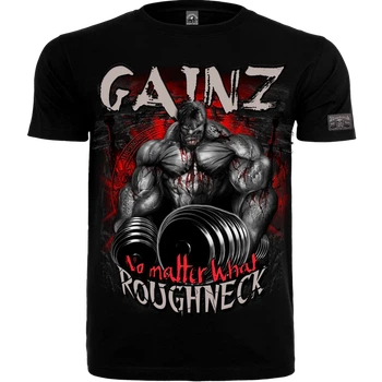 Футболка мужская Silberrücken MR52 Roughneck Gainz Frontdruck черная L (MD7719-1)