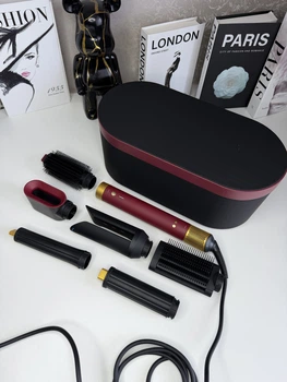 Премиум стайлер Airwrap Coanda 2x Multi Styler & Dryer HS09 Red Velvet/Gold с кейсом | Красный