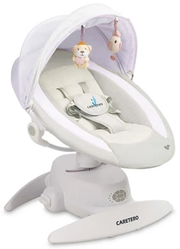 Електрична гойдалка-шезлонг 2в1 Caretero Opti Pink (5908310396156)