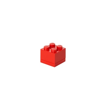 Міні-бокс для зберігання Цеглинка LEGO® 4 червоний (40111730)