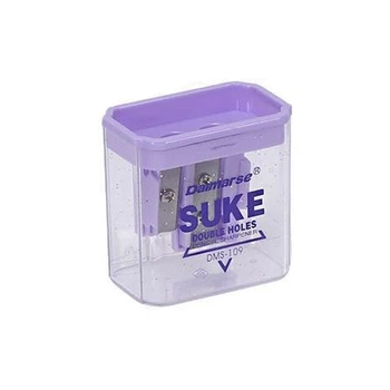 Точилка двойная DAIMARSE DMS-109(Violet) фиолетовый, 4,8х5х3 см