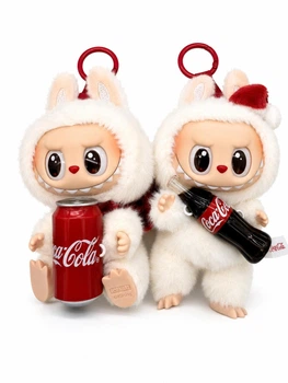Секретний Бокс М'яка іграшка-фігурка брелок Лабубу Кока Кола The Monsters Coca cola Labubu 15 см (3010034)